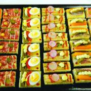 Assortiment canapés 